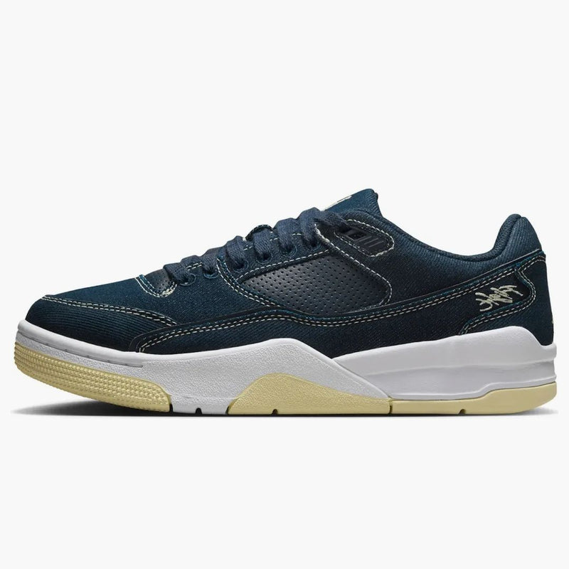 Jordan Flight Court Obsidian White Alabaster (femenino)