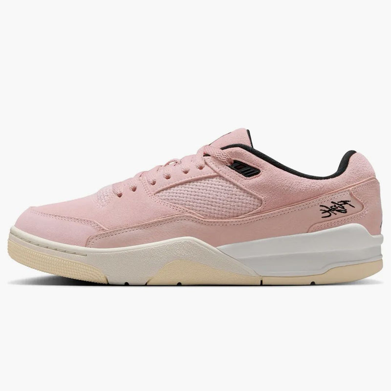 Jordan Flight Court Rust Pink Sail Muslin Black