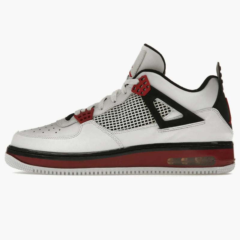 Jordan Fusion 4 Varsity White Red