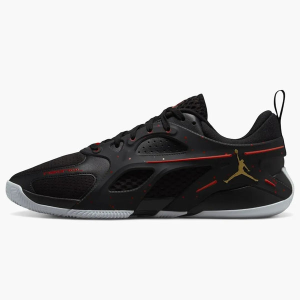 Jordan Heir Black Red Metallic Gold