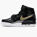 Jordan Legacy 312 Black Gold Patent (gs)