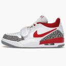 Jordan Legacy 312 Low White Cement Gym Red (women's)