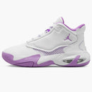 Jordan Max Aura 4 White Barely Grape Rush Fuchsia (gs)