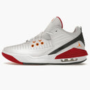 Jordan Max Aura 5 White Cardinal Red