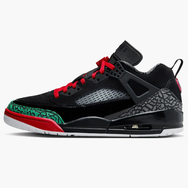 Jordan Spizike Low Black Classic Green White Varsity Red