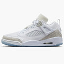 Jordan Spizike Low White Metallic Silver Barely Blue Neutral Gray
