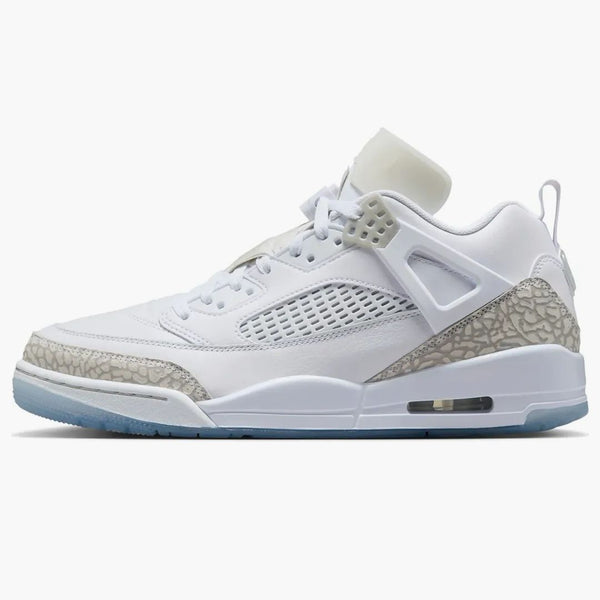 Jordan Spizike Low White Metallic Silver Barely Blue Neutral Grey