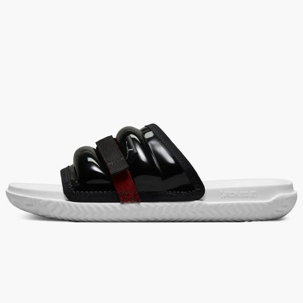 Jordan Super Play Black White Off Noir University Red