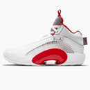 Jordan Xxxv Fire Red (white Sole)
