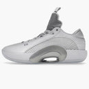 Jordan Xxxv Low Metallic Silver (clear Sole)