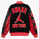 Air Jordan X Awake Ny Varsity Jacket University Red/black
