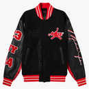 Air Jordan X Awake Ny Varsity Jacket University Red/black