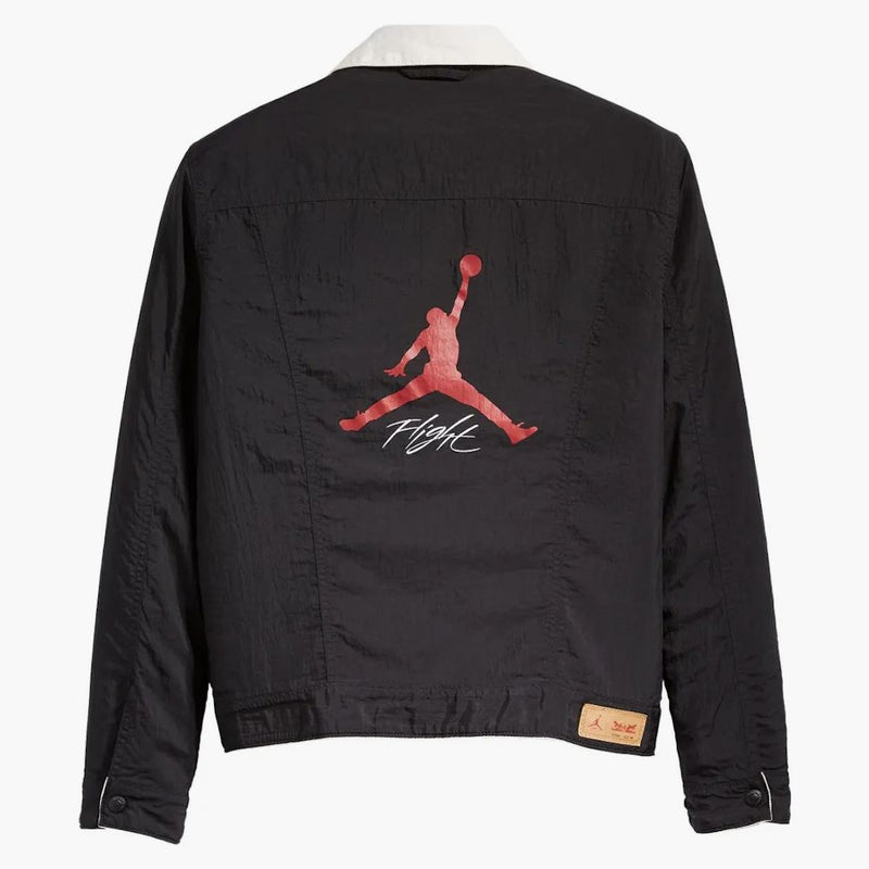 Air Jordan X giacca da camionista reversibile Levis bianco/nero