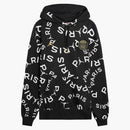 Air Jordan X Paris Saint-germain Allover Print Hoodie Black