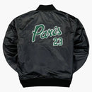 Air Jordan X Paris Saint-germain Ma-1 Bomber Jacket Black/pine Green