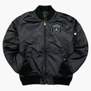 Air Jordan X Paris Saint-germain Ma-1 Bomber Jacket Black/pine Green