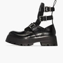 Alexander Mcqueen Buckled Ankle Boot Black (women's)