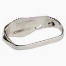 Alexander Mcqueen Crushed Double Ring Silver