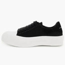 Alexander Mcqueen Deck Skate Plimsoll Lace-up Black (women's)