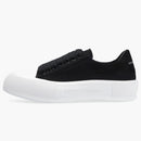 Alexander Mcqueen Deck Skate Plimsoll Lace-up Black White (women's)