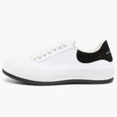 Alexander McQueen Deck Skate Plimsoll Lace-Up White Black