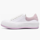 Alexander Mcqueen Deck Skate Plimsoll Lace-up White Pink (women's)