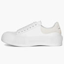 Alexander Mcqueen Deck Skate Plimsoll Lace-up White (women's)