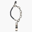 Alexander Mcqueen Graffiti Bracelet Silver/black