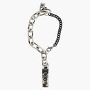 Alexander Mcqueen Graffiti Bracelet Silver/black