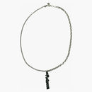 Alexander Mcqueen Graffiti Chain Necklace Black