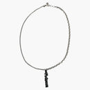 Alexander Mcqueen Graffiti Chain Necklace Black