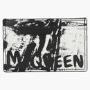 Alexander Mcqueen Graffiti Logo Card Holder Black/white
