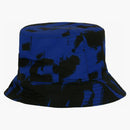 Alexander Mcqueen Graffiti Logo Print Bucket Hat Royal/black