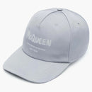 Alexander Mcqueen Grafitti Print Cap Light Blue