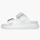 Alexander Mcqueen Hybrid Buckled Rubber Sandals White (women's)