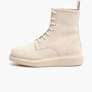 Alexander Mcqueen Hybrid Chelsea Boot Beige Suede (women's)
