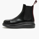 Alexander Mcqueen Hybrid Chelsea Boot Black Red Detail
