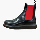 Alexander Mcqueen Hybrid Chelsea Boot Black Red