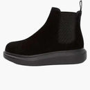 Alexander Mcqueen Hybrid Chelsea Boot Black Suede (women's)