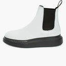 Alexander Mcqueen Hybrid Chelsea Boot Black White (women's)