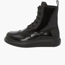 Alexander Mcqueen Hybrid Chelsea Lace Up Boot Black
