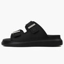 Alexander Mcqueen Hybrid Double Buckle Sandal Black