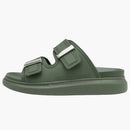 Alexander Mcqueen Hybrid Double Buckle Sandal Khaki
