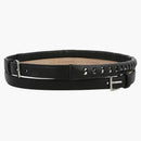 Alexander Mcqueen Inserted Chain Double Belt Black