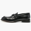 Alexander Mcqueen Leather Coin-embellished Penny Loafer Black