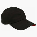 Alexander Mcqueen Logo Embroidered Baseball Cap Black/red