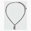 Alexander Mcqueen Logo Graffiti Necklace Black/white