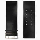 Alexander Mcqueen Military Wide Belt Black