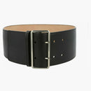 Alexander Mcqueen Military Wide Belt Black