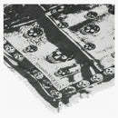 Alexander Mcqueen Misprint Skull Scarf Ivory/black